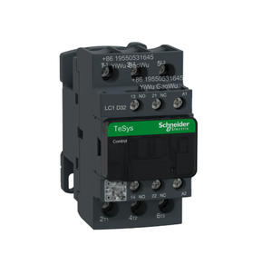 Contacteur TeSys D LC1D32Q7, Série TeSysD LC1D32 AC, 32A, 60HP à 440VAC, 3 NO, Bobine 380VAC - Product Image 2