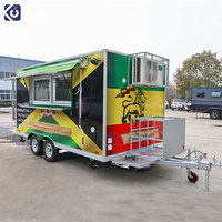 CAMPTRL, Carrito de Comida Móvil Económico, el Más Vendido, Carrito de Comida Pequeño Personalizado, Fabricante de Cocinas Móviles, Carrito de Snacks y Helados