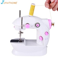Machine à coudre électrique portative pour travaux d'aiguille, mini-outil de couture automatique et manuel à point noué, pour travaux d'aiguille manuels et réparation de vêtements DIY