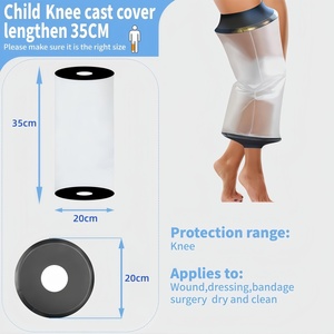 <span class=keywords><strong>Protection</strong></span> de plaie de douche réutilisable en gros pour jambe et cuisse, protège-gaine pour cathéter PICC, bandage imperméable, protège-gaine imperméable - Product Image 2