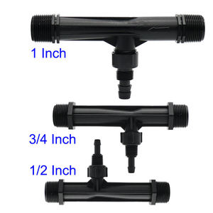 Inyector de Fertilizante <span class=keywords><strong>Venturi</strong></span> de Plástico Negro Resistente para <span class=keywords><strong>Riego</strong></span> con Conexión de Rosca Macho - Product Image 2