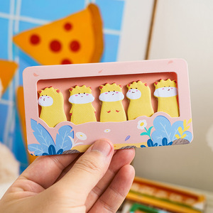 Cute Cartoon Animal Thumb <b>Sticky</b> <b>Notes</b> Creative High Appearance Self Adhesive Memo <b>Note</b> Customizable Transparent - Product Image 2