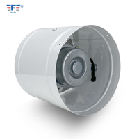Système de CVC haute vitesse 4 6 8 10 12 pouces Installation facile Ventilateur silencieux de petite taille pour conduits d'aération