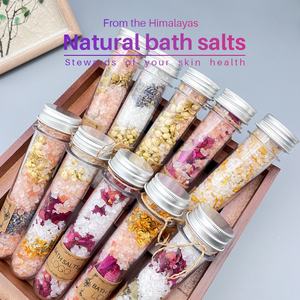 เกลืออาบน้ำหิมาลายันสีชมพูแบบหลอด ผลิตภัณฑ์ทำความสะอาดผ่อนคลายกล้ามเนื้อ บรรเทาความเครียด คริสตัลธรรมชาติขายส่ง - Product Image 5