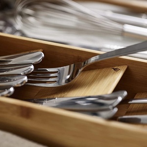 Nhỏ Gọn Nhỏ Dao Kéo Tổ Chức Tre Đồ Dùng Chủ Nhà Bếp Ngăn Kéo Tổ Chức - Product Image 5