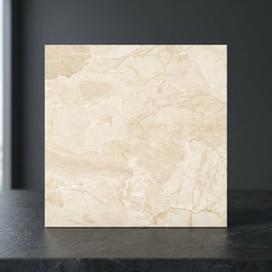 Cosmo Crema Marble Look Polished Porcelain Floor Tiles 600x600mm Beige Glazed Ceramic - Product Image 4