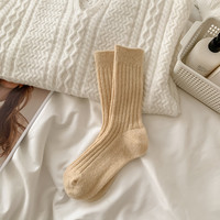 Chaussettes pour femmes Advance Pre Stock, chaussettes d'hiver extra chaudes, en coton épais côtelé, doublées de polaire, mi-mollet