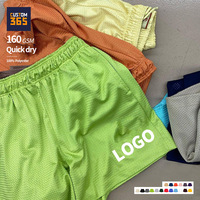 Shorts en maille pour hommes, personnalisables avec logo, pour le sport d'été, le streetwear, la plage, la course et la gym