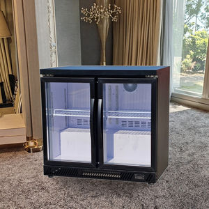 होटल के लिए ऊर्जा की बचत मिनी बार फ्रिज सिंगल तापमान एयर कूलर नाइट क्लबों और क्लबों के लिए 3 ग्लास डोर पेय प्रदर्शन - Product Image 3