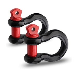 Heavy-duty D Shackle Rugged D Ring Shackle <strong>with</strong> Screw Pin 1/2&quot; Galvanized Bow-shackle for Vehicle Recovery <strong>Tow</strong> <strong>Strap</strong> <strong>Hooks</strong> - Product Image 3