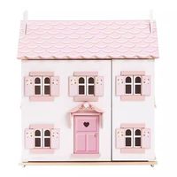 Maison de jeu pour enfants maison de poupée palais de rêve villa de luxe ensemble cadeau d'anniversaire créatif