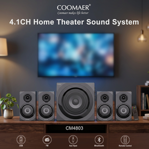 Trust Gaming 21738 GXT 658 Tytan 5.1 Surround PC <b>Speakers</b> Subwoofer LED Lighting Sound System Laptop Console TV Black Plastic - Product Image 3