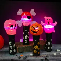 Mini varita giratoria de mano mágica para Halloween, juguete de varita de luz Led, parpadeante para fiesta de vacaciones para niños, 2022