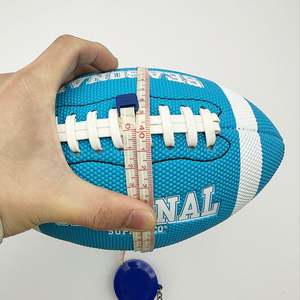 Ballons de rugby taille 5 pour enfants, design personnalisé, cuir PU, football américain avec photo - Product Image 2