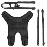 Sac de réservoir de carburant universel pour moto, en PVC, étanche, à dégagement rapide, sangle réglable portable, sangle d'épaule amovible, base de montage