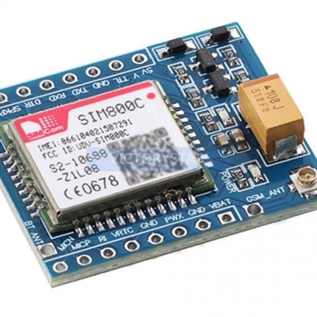 Sim800c Quad Band Gsm gprs Module Development Board DTMF MMS multiplex network protocol