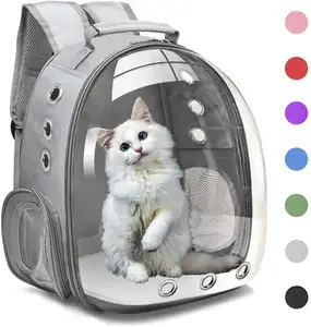 Geerduo Pet Dropshipping Airline Aprovado Atacado Transparente Espaço Cápsula Viagem Pet Cat Carrier Mochila Bubble Bag