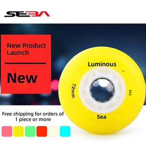 Roues de patins à roulettes <span class=keywords><strong>SEBA</strong></span>, roues de patins en ligne, roues LED lumineuses, roues lumineuses, PU haute élasticité résistant à l'usure - Product Image 4
