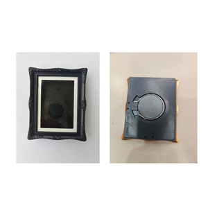 OUHONG DIY Cadre flottant aimanté pour réfrigérateur, Décoration artisanale magnétique avec papillons, coquillages et fleurs pressées - Product Image 2