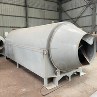 Sécheur rotatif industriel à tambour, capacité de 1 tonne par heure, équipement de séchage à tambour pour soja, cacahuètes, blé, balle de riz, maïs, céréales