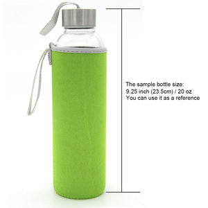 맞춤형 네오프렌 단열 물병 쿨러 캐리어 스트랩 커버 슬리브 병 파우치 홀더 - Product Image 5