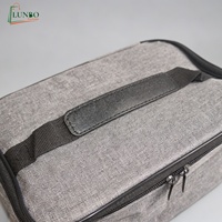 Sac isotherme à poignée Oxford avec poche en filet réutilisable, logo personnalisé pour le bureau et l'école - Écologique et imperméable