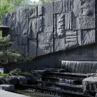 Panneau de pierre en polyuréthane Faux Rock décoratif extérieur léger et sans bordure Panneau mural en pierre Pu 3d