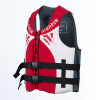 Logo kustom kualitas tinggi peralatan keselamatan Wakeboard jaket kehidupan tipis mengambang Kayak arung jeram disesuaikan jaket kehidupan Pfd untuk dijual