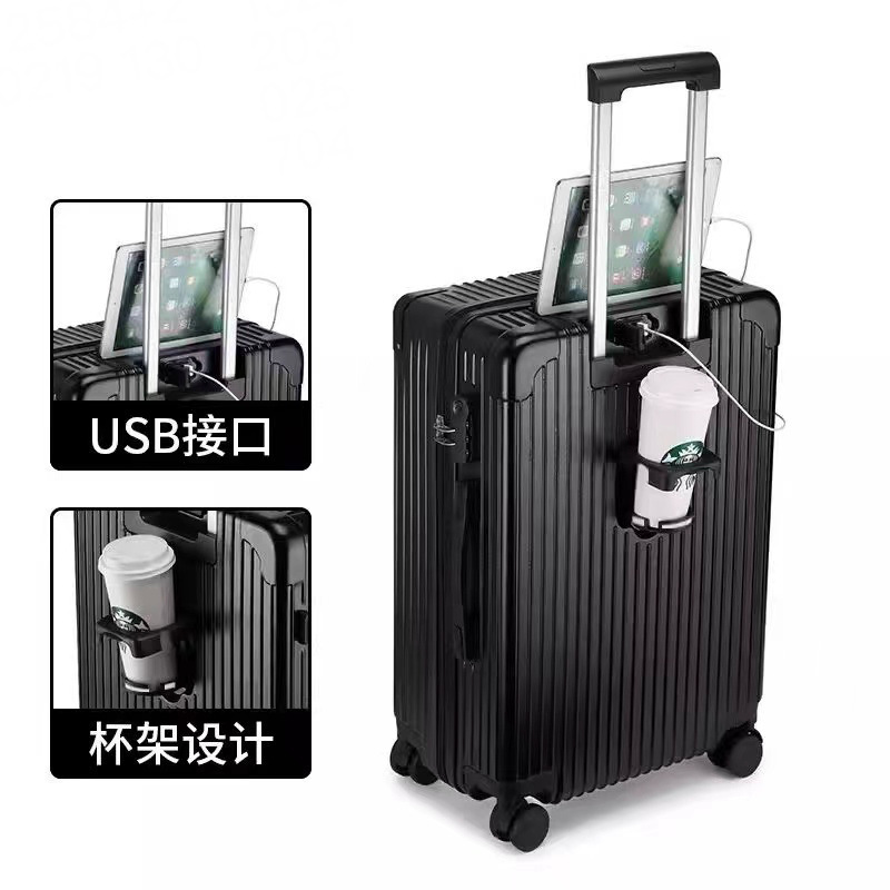 Business Black - Pro Zipper Style [ที่วางแก้วอเนกประสงค์พร้อม USB]