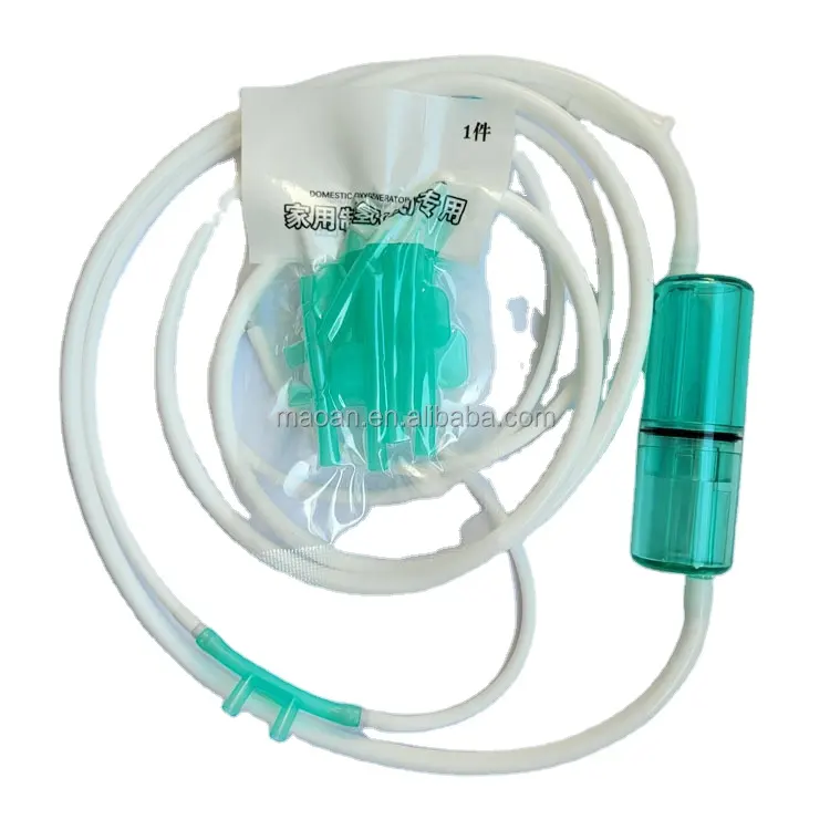 Cánula nasal de silicona para adultos, conducto de cánula nasal para inhalador de hidrógeno