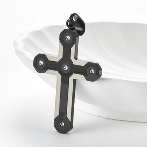 สร้อยคอจี้รูปกางเขน ดีไซน์ไม่ซ้ำใคร สำหรับผู้หญิงและผู้ชาย ทำจากสแตนเลส สีทอง/สีเงิน แฟชั่นเครื่องประดับสำหรับสวมใส่ทุกวัน หรือในงานปาร์ตี้ - Product Image 6