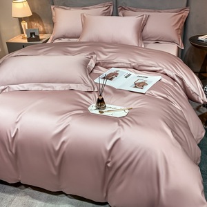 Conjunto de Roupa de Cama de Algodão Certificado OEKO-TEX Standard 100, Toque Suave e Fresco, Lençol Plano Luxuoso e Macio, Tamanho King, para Uso Doméstico - Product Image 2