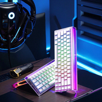 AULA HERO68 HE Clavier mécanique de jeu magnétique RVB Déclencheur rapide 8K Retour 0.01 Accessoire esports filaire pour ordinateur de bureau