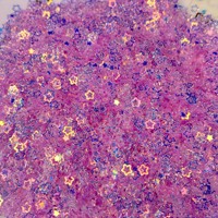 Or péritoine étoile fleur papillon paillettes en vrac noël étincelle paillettes transparente paillettes holographique Nail Art PVC paillettes