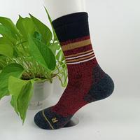 Chaussettes de randonnée et de trekking pour hommes en laine mérinos, personnalisées, nouvelle collection 2026, avec coussinets, pour activités de plein air