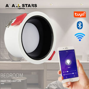 Luz de Techo Inteligente Tuya Zigbee 3.0, Funciona con SmartThings, <span class=keywords><strong>Alexa</strong></span>, <span class=keywords><strong>Echo</strong></span> <span class=keywords><strong>Plus</strong></span>, Luces LED Empotradas, Luz de Techo LED de 2.5/3 Pulgadas y 7w - Product Image 2