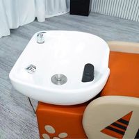 Fauteuil-lit de lavage pour enfants en forme d'éléphant, mobilier de salon de coiffure, vente en gros