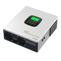 Convertisseur solaire hybride 2,3 kW 24 V à onde sinusoïdale pure hors réseau, chargeur solaire MPPT à sortie unique, système de stockage d'énergie solaire domestique