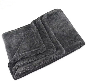 Premium 1200gsm 1400 Gsm voiture détaillant séchage serviettes voiture serviette microfibre grande torsadé microfibre voiture séchage serviette - Product Image 2