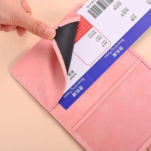 Funda Universal para Pasaporte de Cuero PU, Organizador de Viaje de Cuero PU para Pasaporte, Boletos, Tarjetas de Crédito y Tarjetas de Embarque - Product Image 4