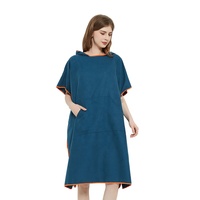 Poncho de plage Offre Spéciale rapide et assorti pour adultes Poncho de surf avec logo personnalisé coloré avec poche