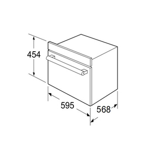 BMW4502BL 44L MWO Microondas Integrado de 60 cm con Capacidad de 1.6 Pies Cúbicos Horno Microondas Negro de 24 Pulgadas con Convección, Horno Microondas Integrado - Product Image 2
