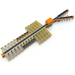 Hoge snelheid assemblagelijn roestvrijstalen kruisband pakket sorteerbaan voor logistiek express pakket sortering - Product Image 1