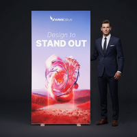 Stand d'exposition pliable en aluminium de qualité supérieure avec impression par sublimation, système de fixation magnétique modulaire, installation rapide