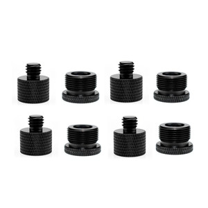 Adaptador de micrófono con tornillos de 5/8 a 3/8, soporte de trípode de aleación de aluminio, soporte antivibraciones, accesorios para transmisión en vivo - Product Image 3