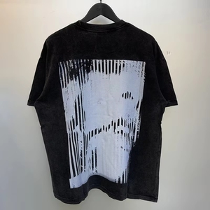 T-shirt en coton de haute qualité Saint MICHAEL, graphique, streetwear, portrait, impression numérique, vintage, pour hommes - Product Image 3