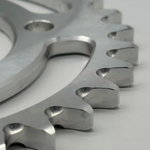 New Metal 420 Chain Rear <b>Sprocket</b> 32T Anodizing Silver for Off-road Motorcycle Retrofit/Upgrade with 6-Month Warranty - Product Image 3