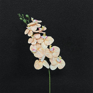 Arco Nuziale 98CM con Decorazioni di Orchidee di Lusso, Stelo di Pianta Artificiale, Fiori di Seta, Orchidea Artificiale a 9 Teste, Phalaenopsis 3D - Product Image 6