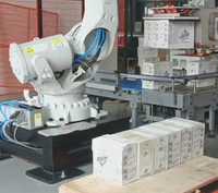 Robot empilable de palletisation adapté aux besoins du client sélectionnent et placent des boîtes de cartons automatiquement