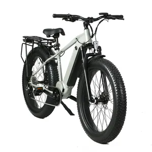 Bafang-Bicicleta de Montaña eléctrica de tracción media, 26 pulgadas, neumático ancho, barata, batería de 48v, 2023